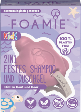 Honest Forwarder | FOAMIE Solid g and shampoo 2in1 purple, 80 shower gel Kids