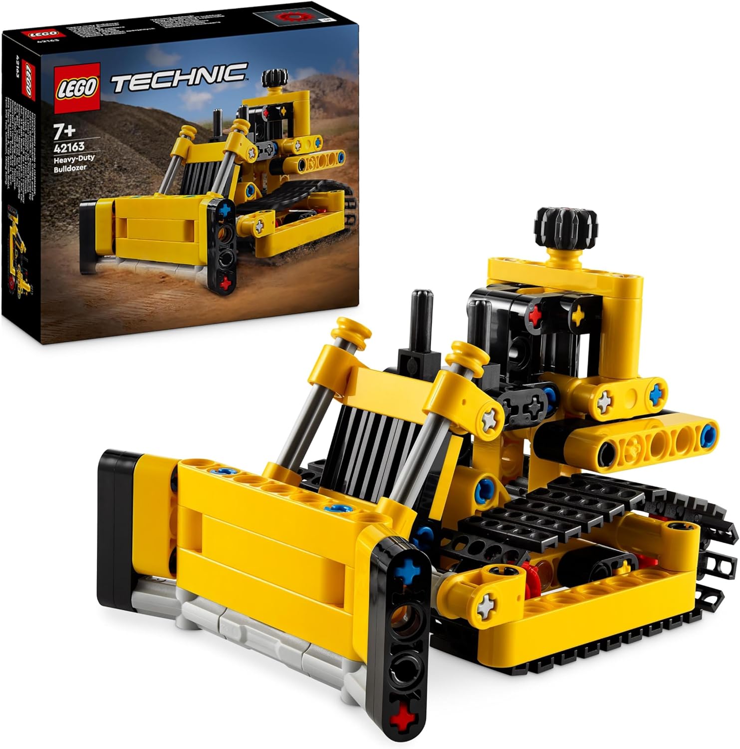 Honest Forwarder  LEGO Technic Heavy Duty Bulldozer, Toy Bulldozer for  Building, Complement Your Construction Site, Construction Toy for Children,  Technology Gift for Boys and Girls from 7 Years, 42163