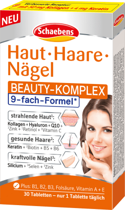 Honest Forwarder  Schaebens Skin Hair Nails Beauty complex 30 pcs, 24 g