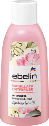 Honest Forwarder | ebelin Nail polish remover acetone-free Rose, 200 ml