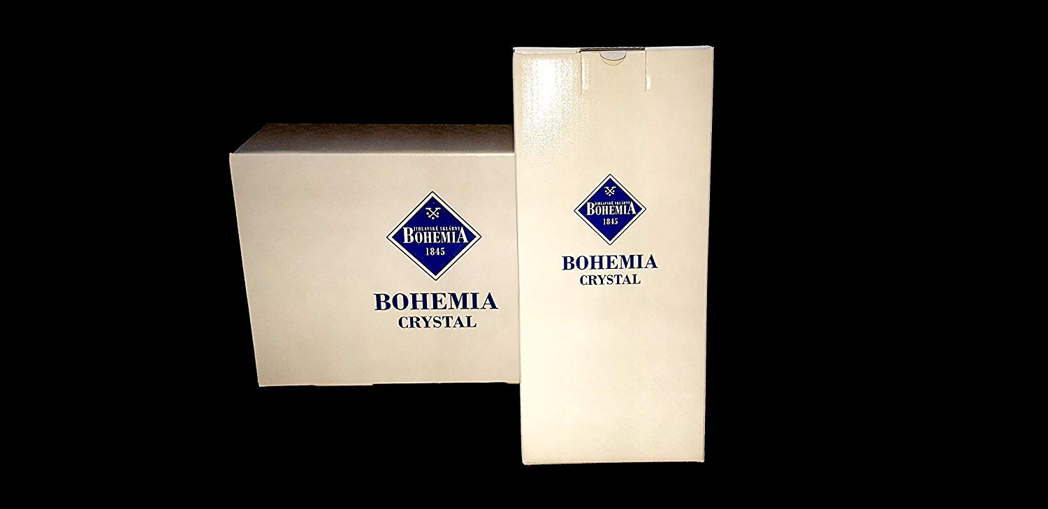 Honest Forwarder  Bohemia Whisky Set Glacier Crystal Carafe + 6 Glasses