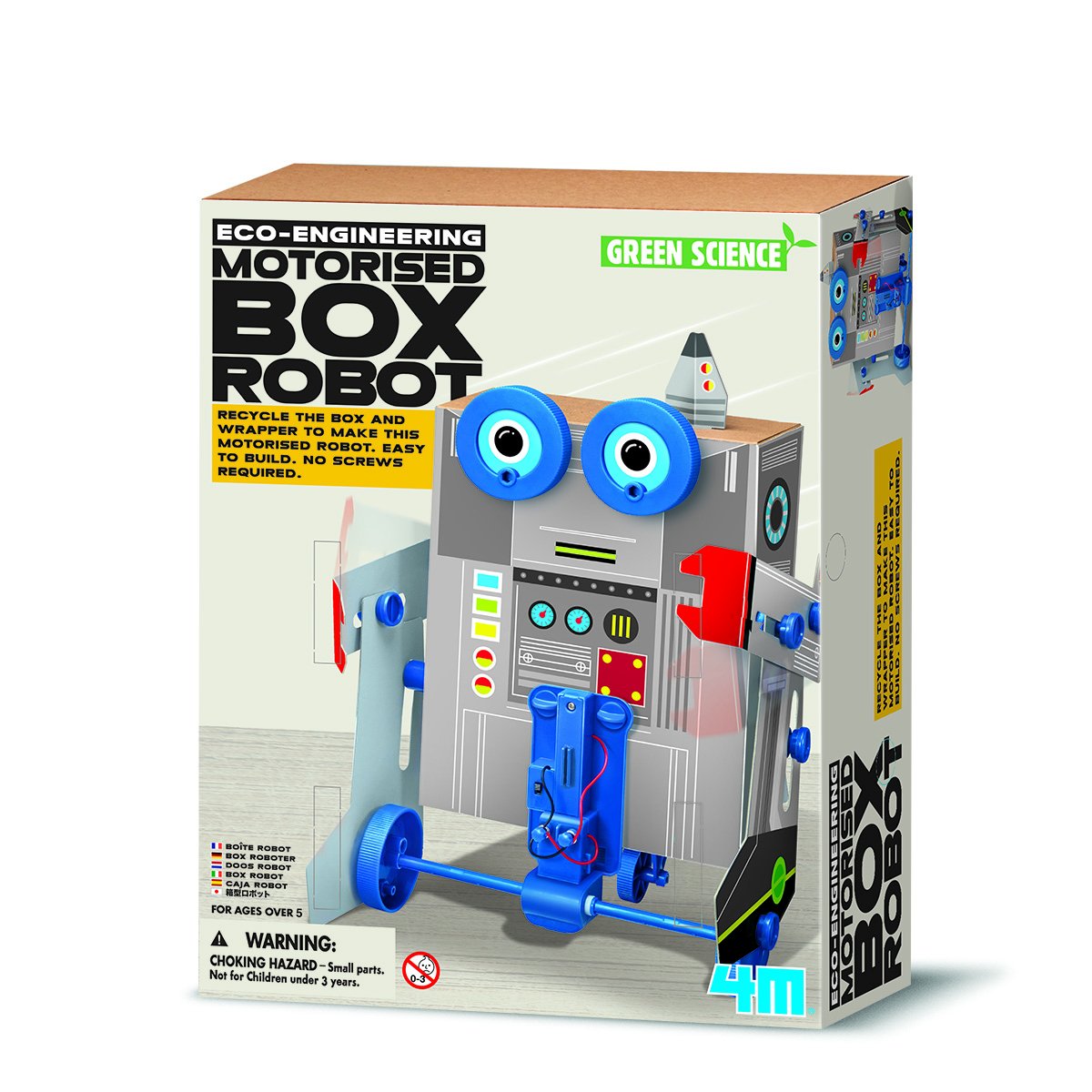 Honest Forwarder  4M Green Science Box Robot Toy