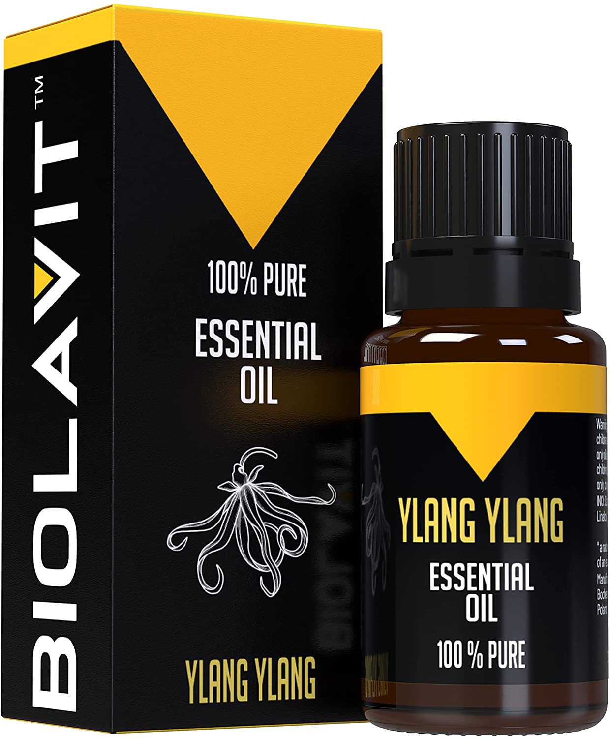 Honest Forwarder, Natürliche Ätherische Ylang Ylang-Öl von Biolavit, Raumduft für Rußigkeit, Romantik, Trost (10ml)