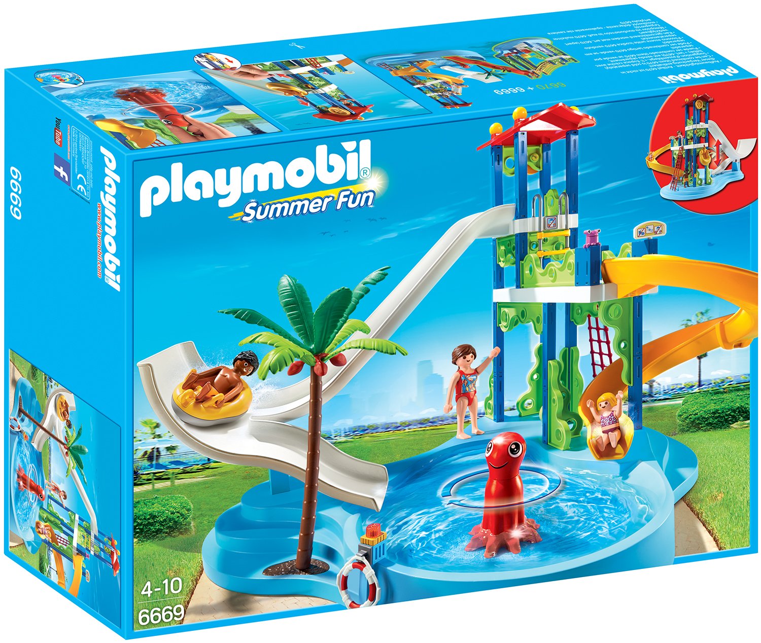 Playmobil 1.2.3 Aqua Water Slide — Bright Bean Toys