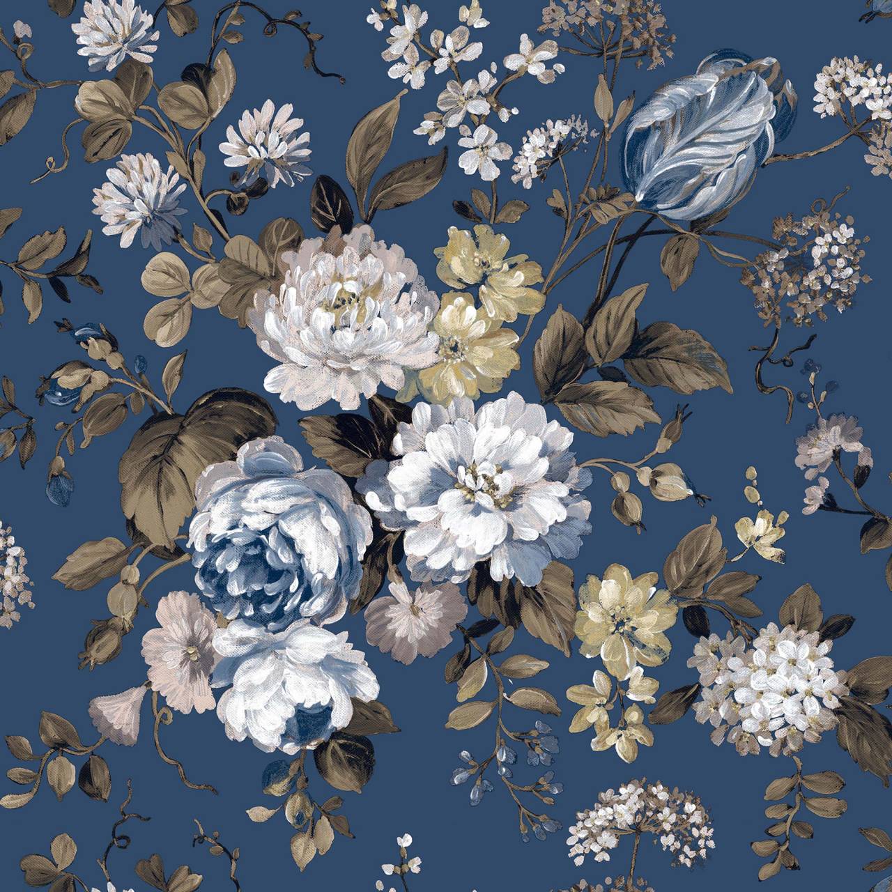 Honest Forwarder  Quickly textile fleece wallpaper Blooming Garden 10  flowers 84023