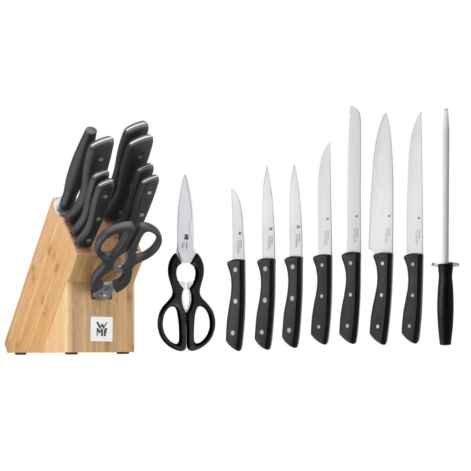 Aurora Trade Knife Sharpeners - Kitchen Knife Scissor Sharpener to Repair, Restore, Sharp, Polish Blades, Professional Manual Chef Steel Knife Scissor