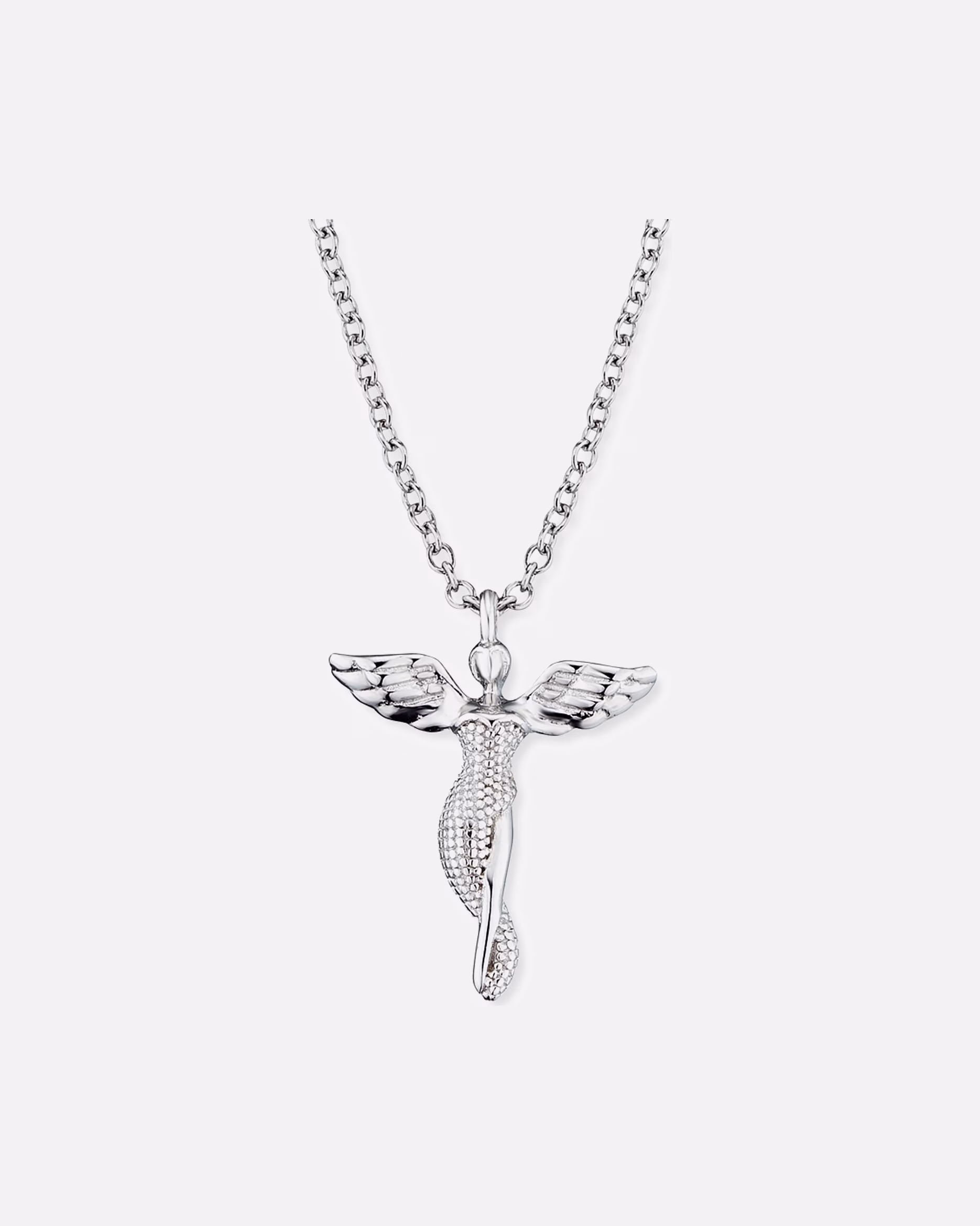 Engelsrufer Halskette Kette 925er Silber rhodiniert