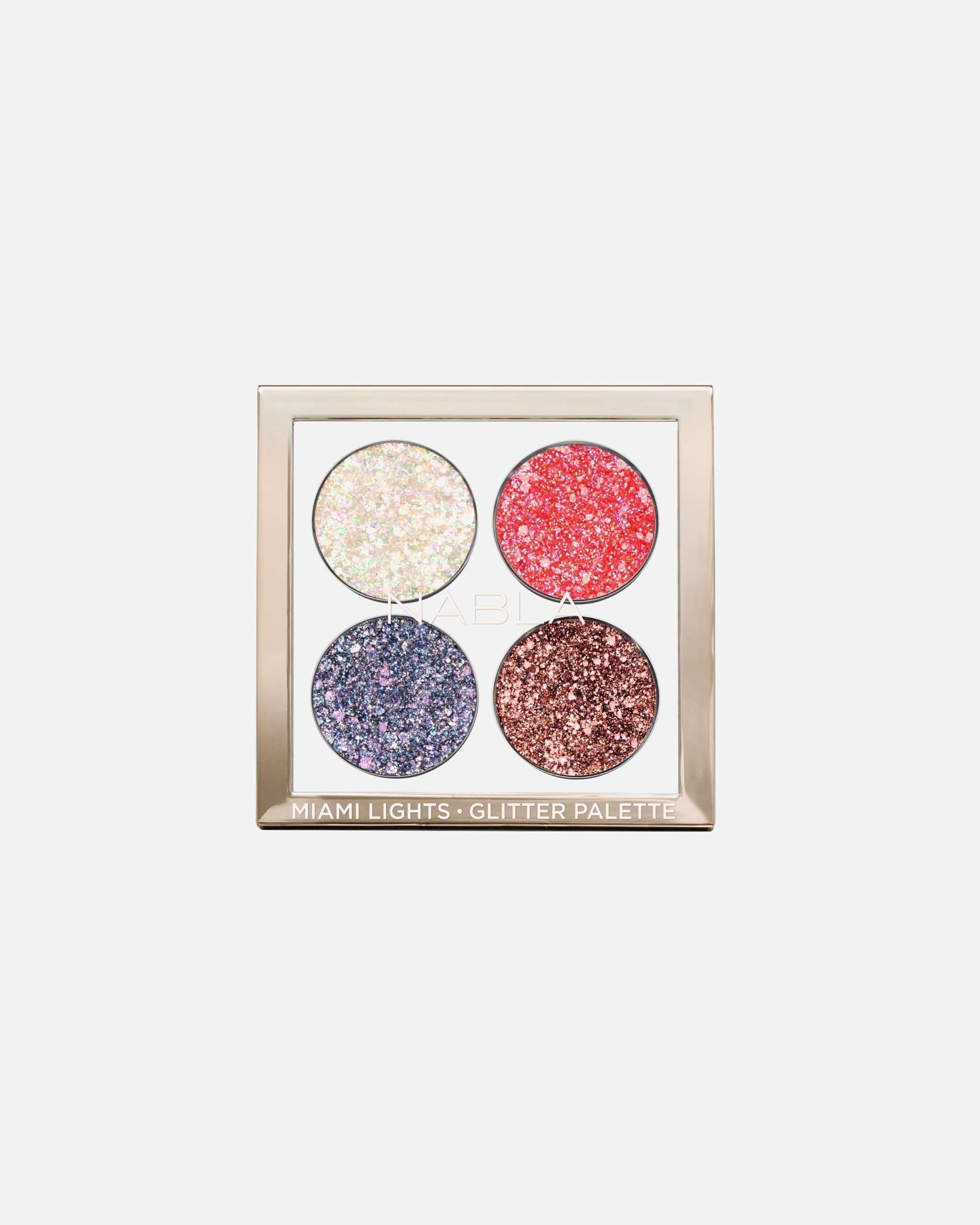 NABLA Lidschatten Miami Lights Glitter Palette
