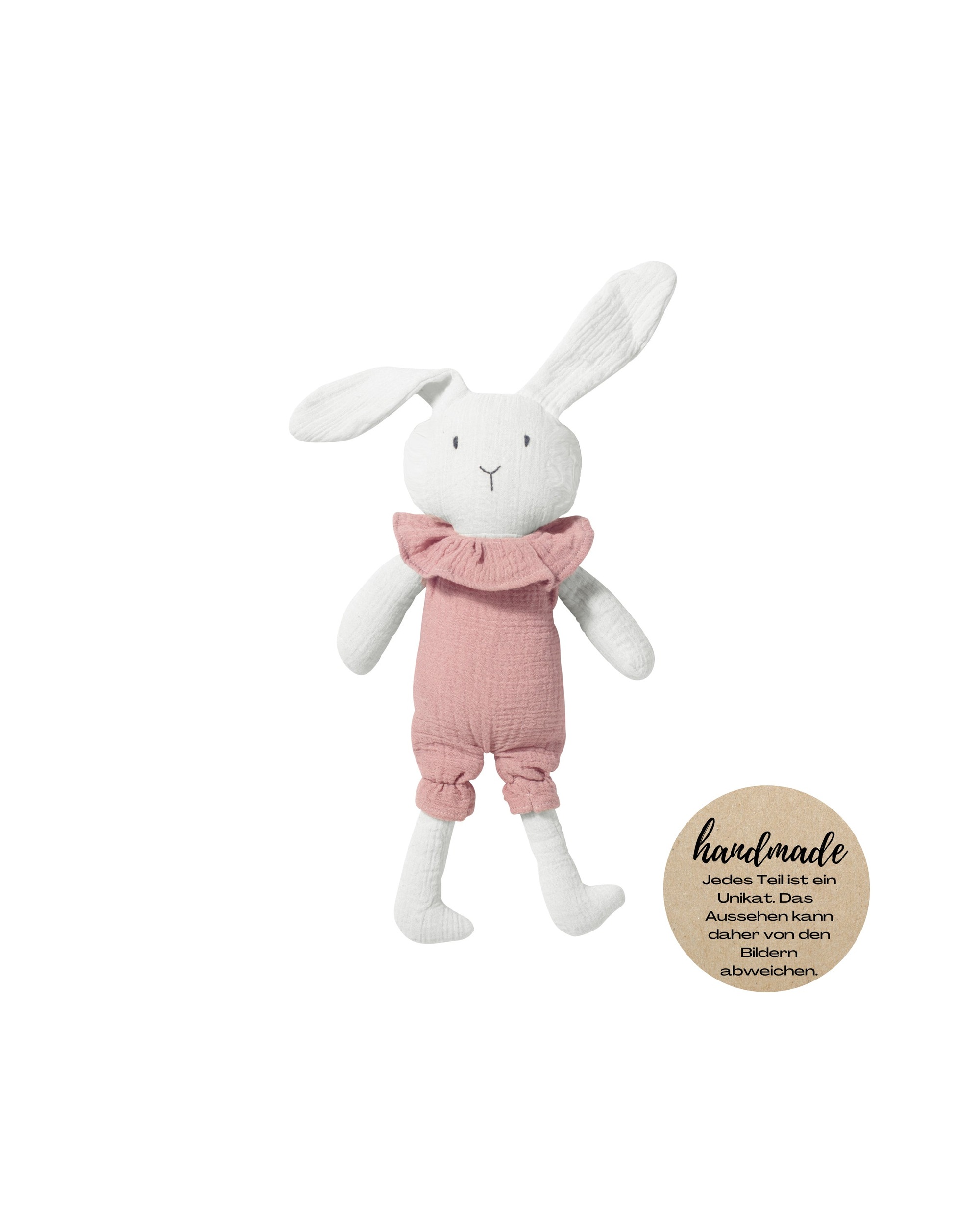 nordic coast company cuddly toy muslin rabbit Ben