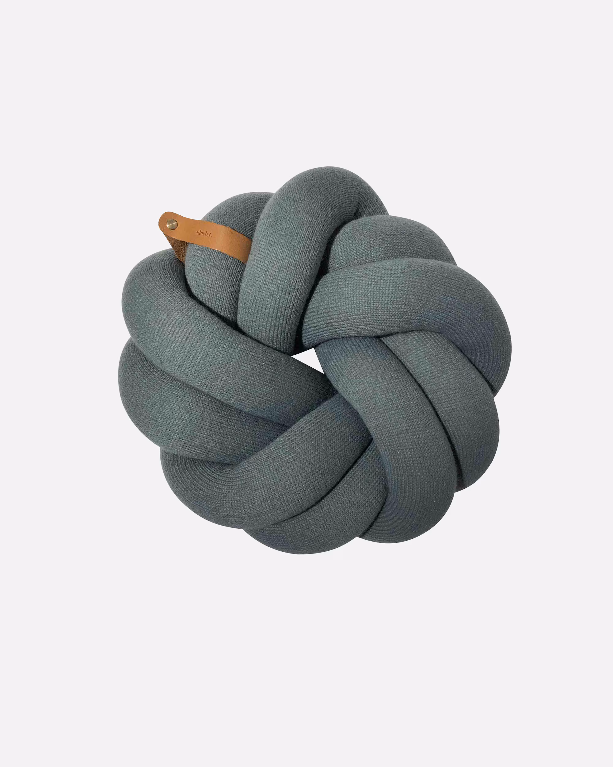 adorist. Kissen Knotenkissen Blossom, grey 32x32x12cm