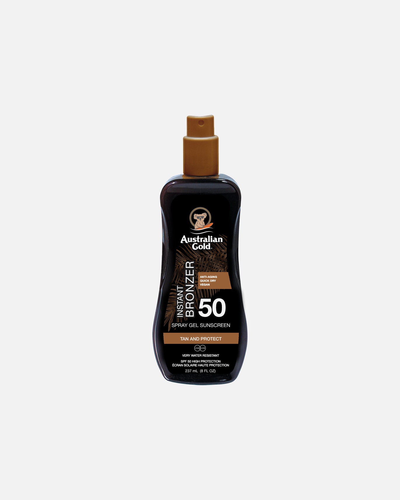 Australian Gold Sonnenspray SPF 50 Spray Gel with Bronzer
