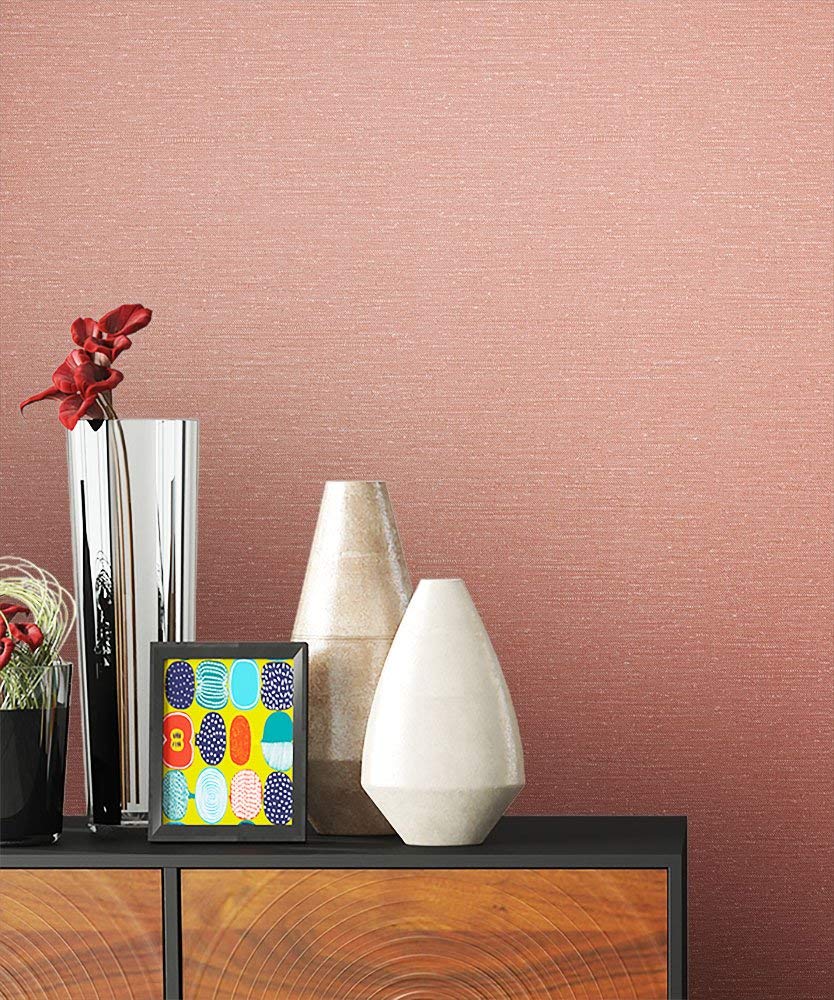 Newroom Wallpaper Beige Non-Woven Wallpaper Red Modern, Natural, Fun Modern