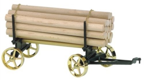 00426 – Wilesco A 426 – Long Wood Cart Black/Brass