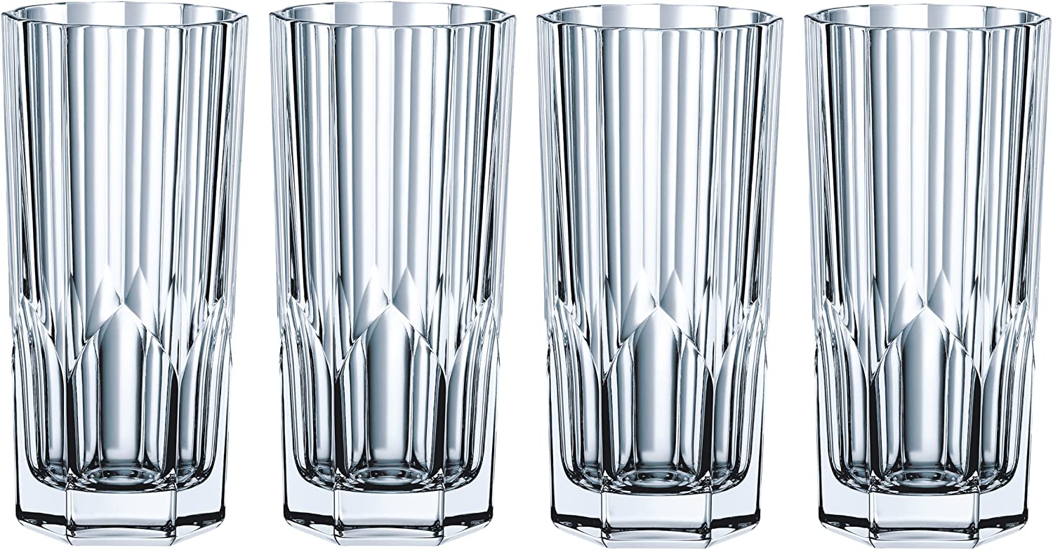 Spiegelau & Nachtmann Nachtmann Longdrink Kit, 4 Tlg. Aspen Party Glass Cocktail Wine Glass New OVP