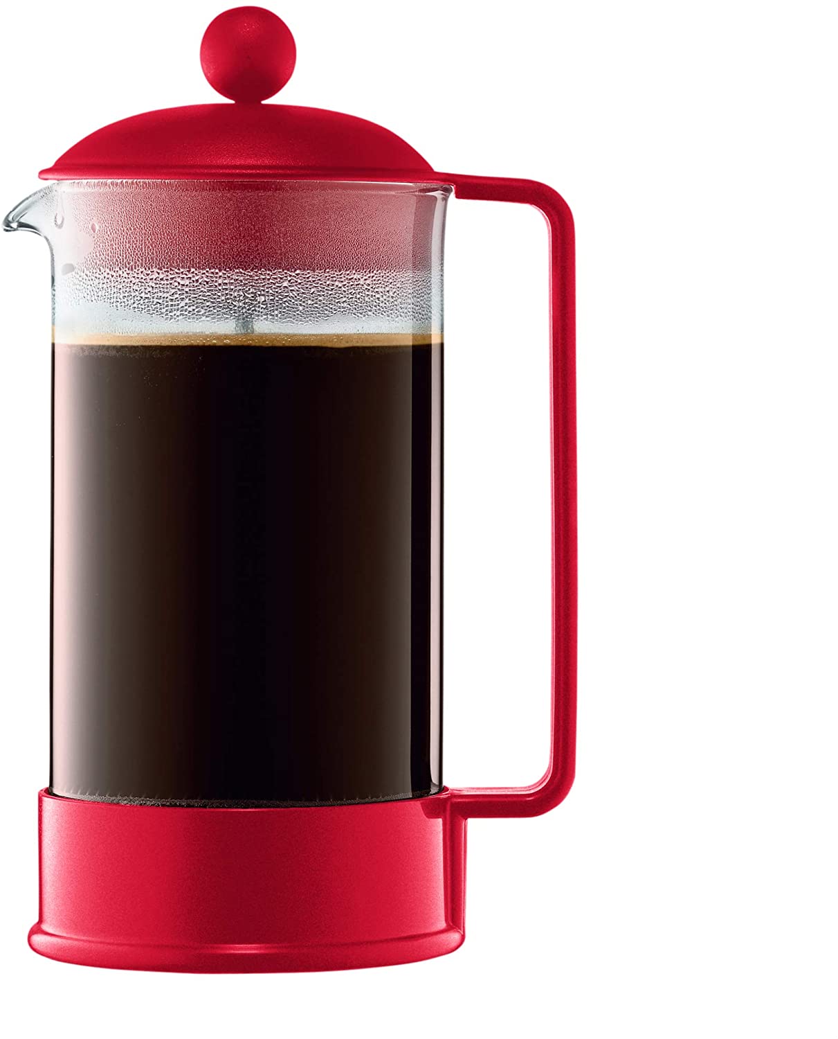 Bodum Brazil French Press Coffee Maker 1 Litre Red