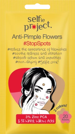 Selfie Project Anti Pimple Patches Flowers, 20 pcs
