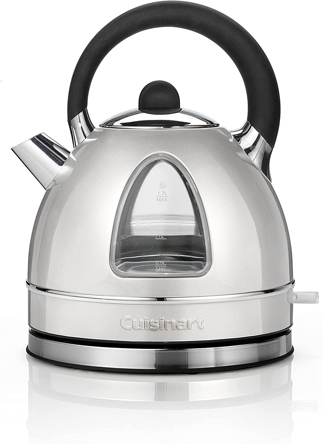 Cuisinart CTK17SE Style Collection Traditional Kettle 3KW Stainless Steel 1.7L Capacity Pearl Silver