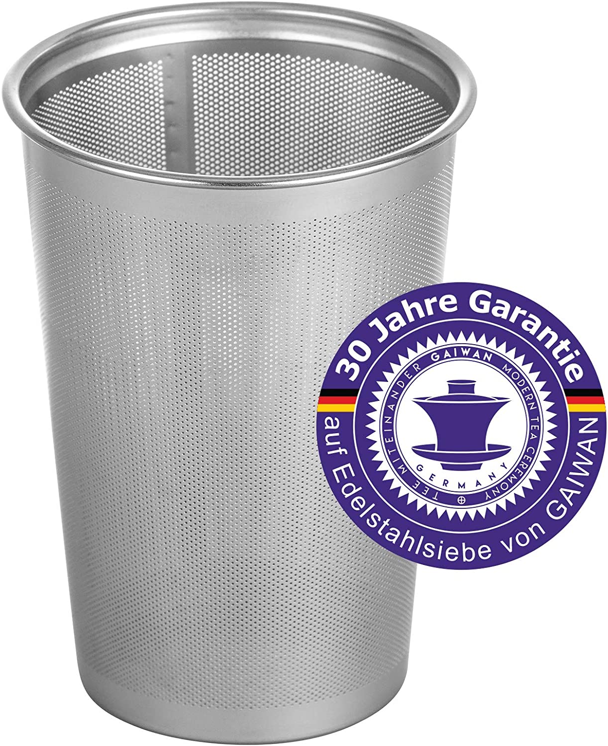 GAIWAN SP500 - Loose Leaf Tea Filter - Fine Stainless Steel Infuser - Permanent Filter - 30 Year Warranty