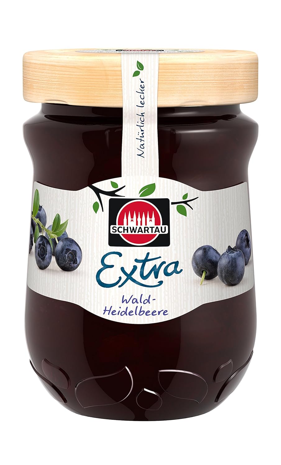 Schwartau Extra Forest Blueberry Jam 8 Pack (8 x 340 g)
