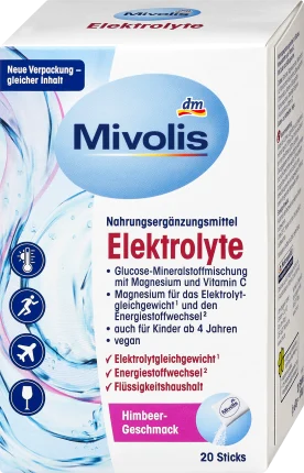 Mivolis electrolytes, 20 sticks, 120 g