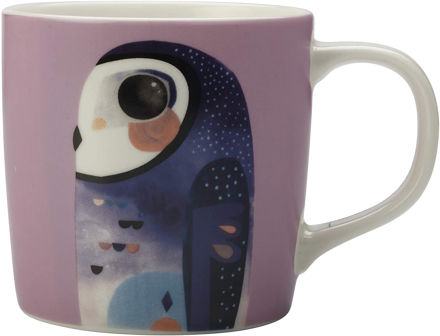 Maxwell & Williams DI0221 Pete Cromer Owl Mug, Porcelain, Multi-Colour, 375 ml, in Gift Box