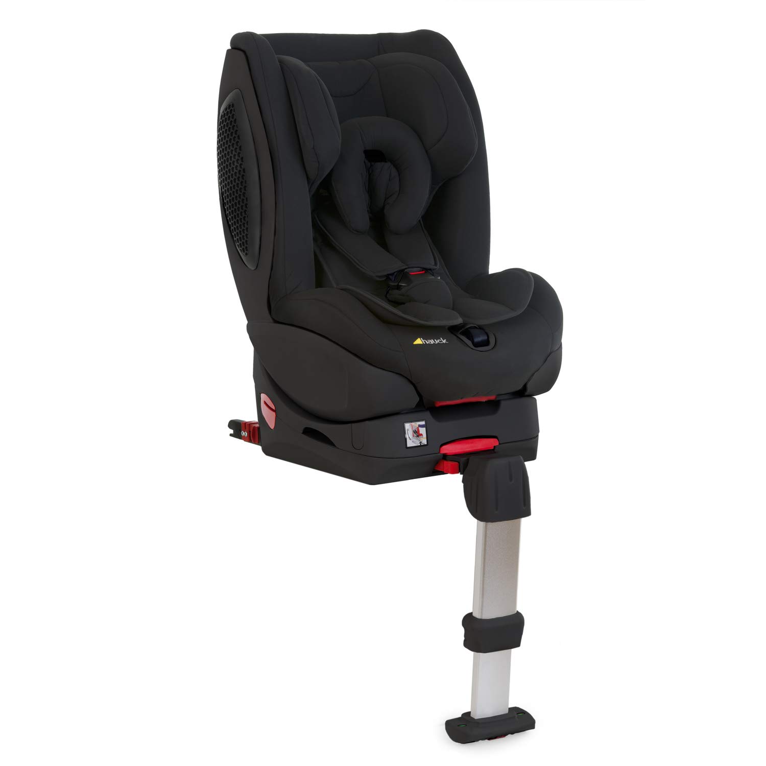 Hauck Reboard Car Seat with ISOFIX Station Varioguard Plus / Group 0 - 1 / Babies and Children from Birth up to 18 kg / ECE R44/04 / Adjustable Headrest / Adjustable Tilt / Black