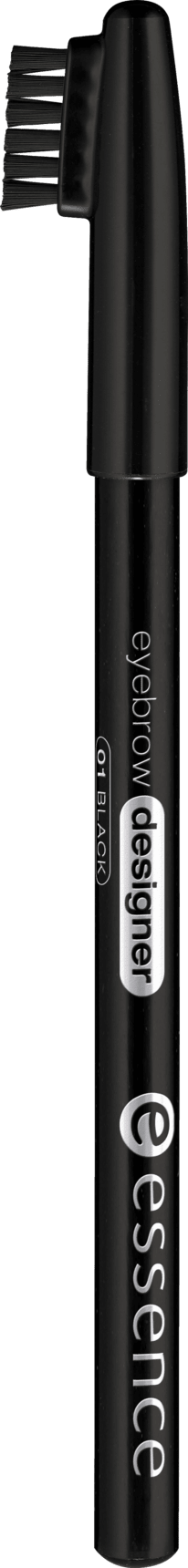essence cosmetics Eyebrow Pencil, Eyebrow Designer Black 01, 1 G