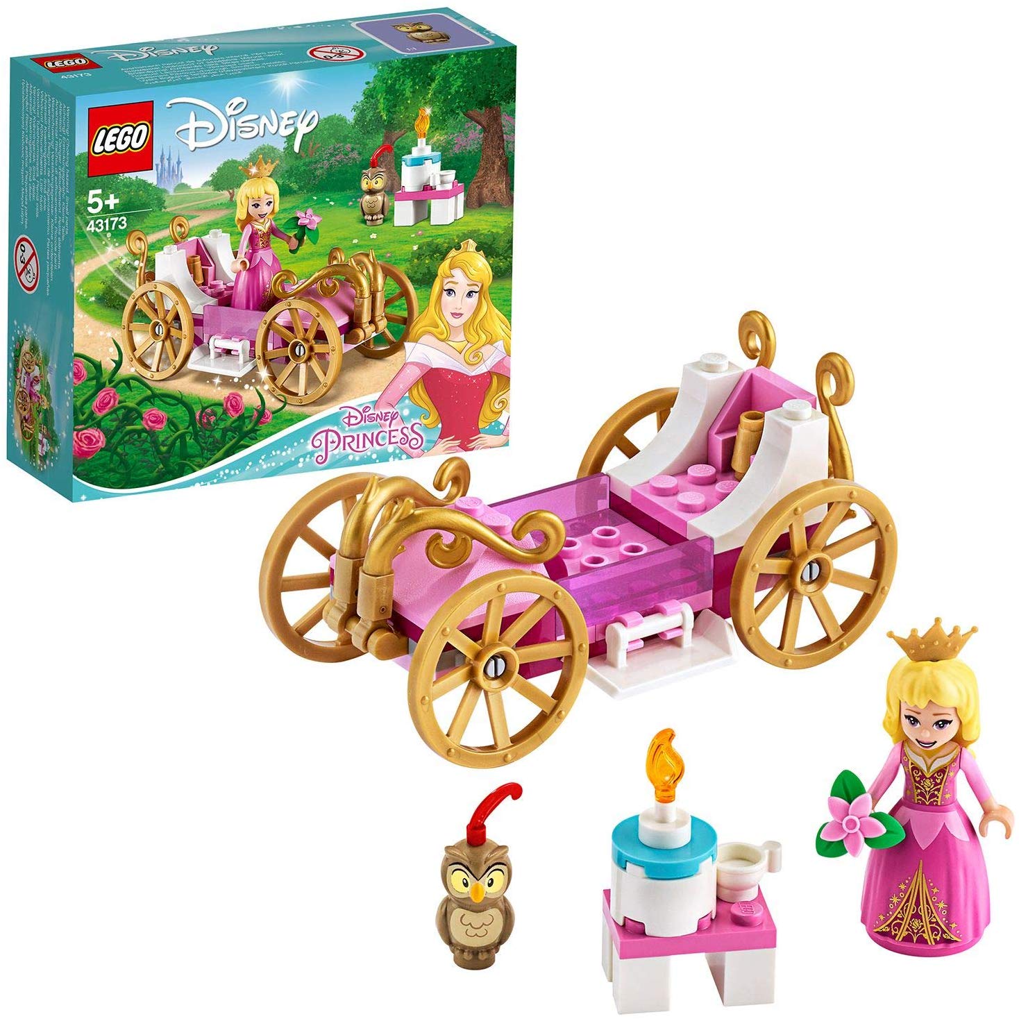 LEGO 43173 - Aurora's Royal Carriage, Disney Princess Construction Set