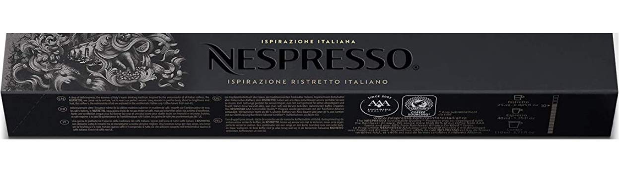 Nespresso Ispirazione, Italiano Ristretto, 10 stück, 50 g