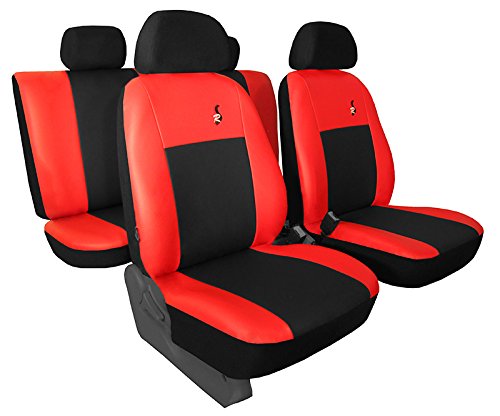 \'CUSTOMISED Ranger III 2012 ONWARDS. Car Seat Cover Set – \"Road Bright Red.