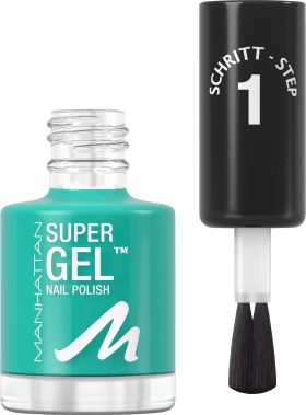 MANHATTAN Cosmetics Nail Polish Super Gel Nail Polish Never Blue With You 98, 12 ml