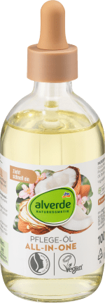 Alverde all-in-one care oil organic almond, organic coconut, 100 ml