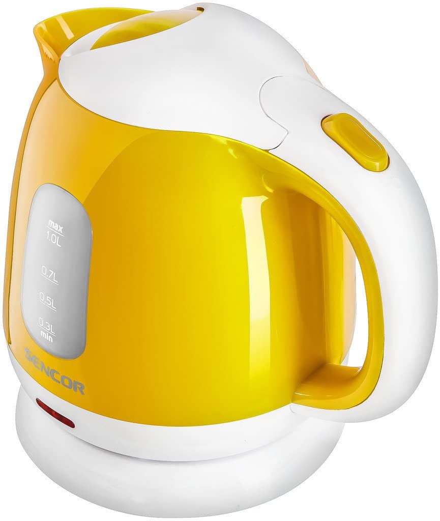 SENCOR SWK 1016YL Kettle with Removable Filter, 1 Litre, Yellow, 1 Litre