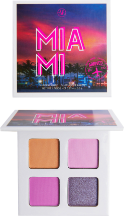 BH Cosmetics Lidschattenpalette Magnetic In Miami - Mini Shadow Quad, 5,5 g