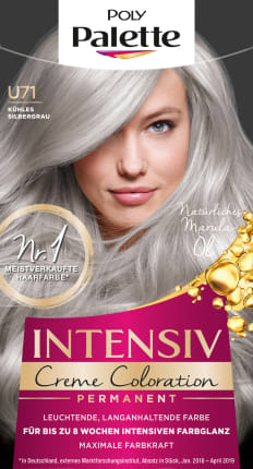 Poly Palette Hair Color Cool Silver Gray U71, 1 pc