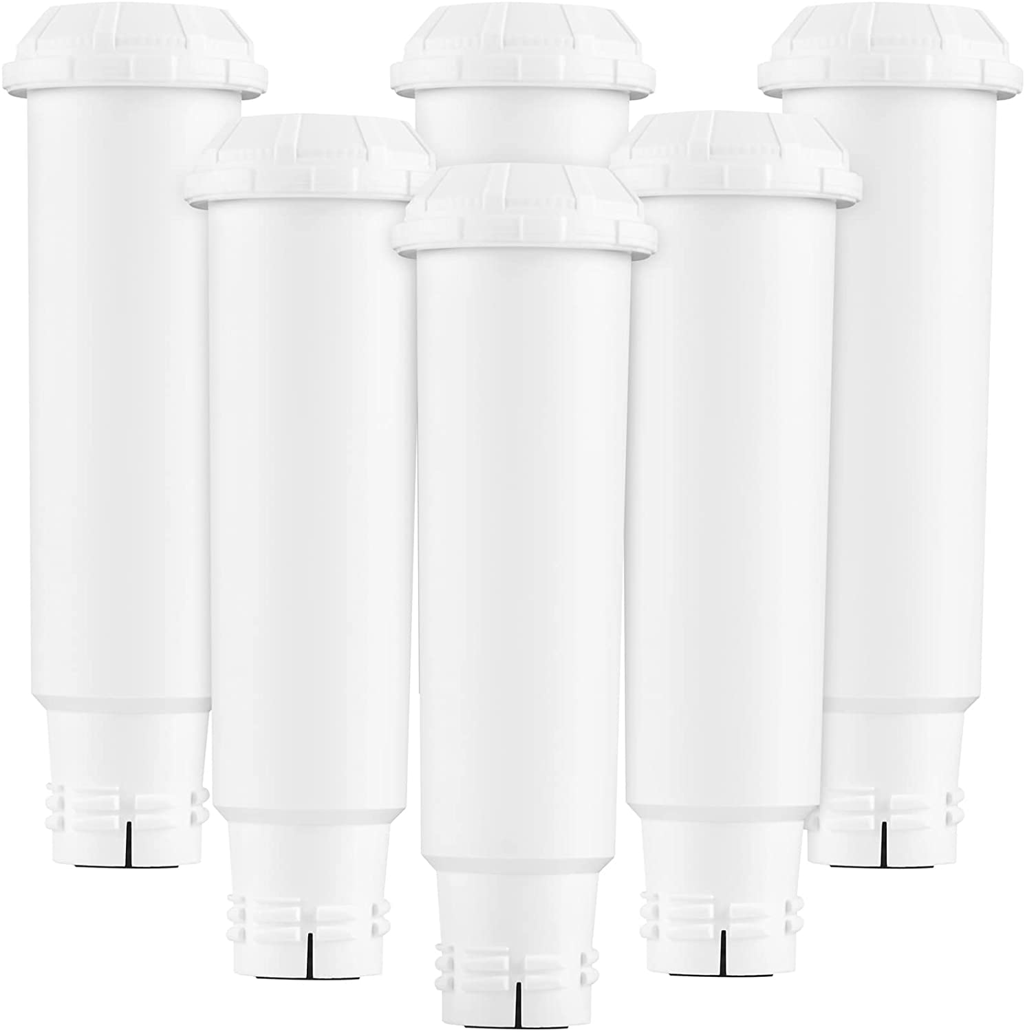 AQUALI 6 x replacement filters compatible with Nivona and Melitta coffee machines, softens hard water, improves coffee taste and aroma, lasts two months from installation