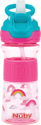 Na by Drinking straw cup Tritan Reflex, pink, 360 ml, 1 pc