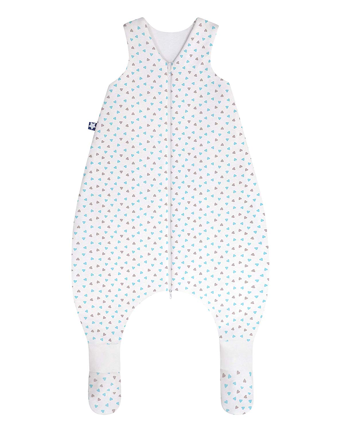 Julius Zöllner Jersey Jumper Plus Sleeping Bag with Legs and Feet, Various Designs and Sizes 36-60 Months / 104 cm