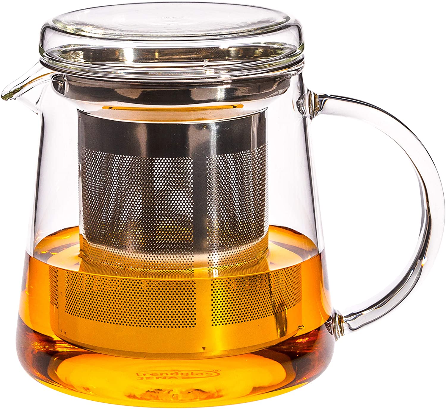 Trendglas Jena Teapot for Two for Two Cups with Various Colours Filter, 0.4 L