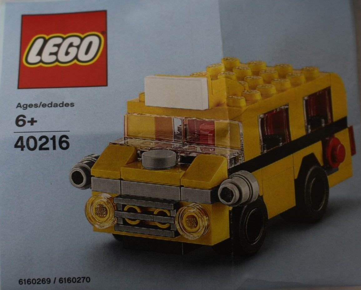LEGO 40216 Sept 2016 School Bus Monthly Mini Build Polybag 65pcs by LEGO
