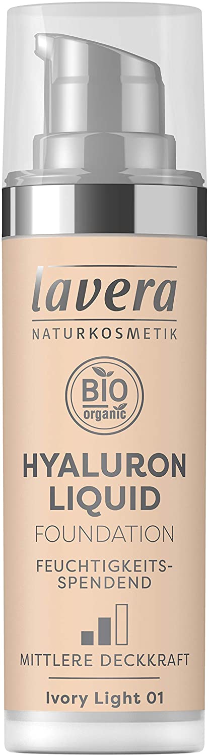 Lavera Hyaluron Liquid Foundation, ‎ivory light
