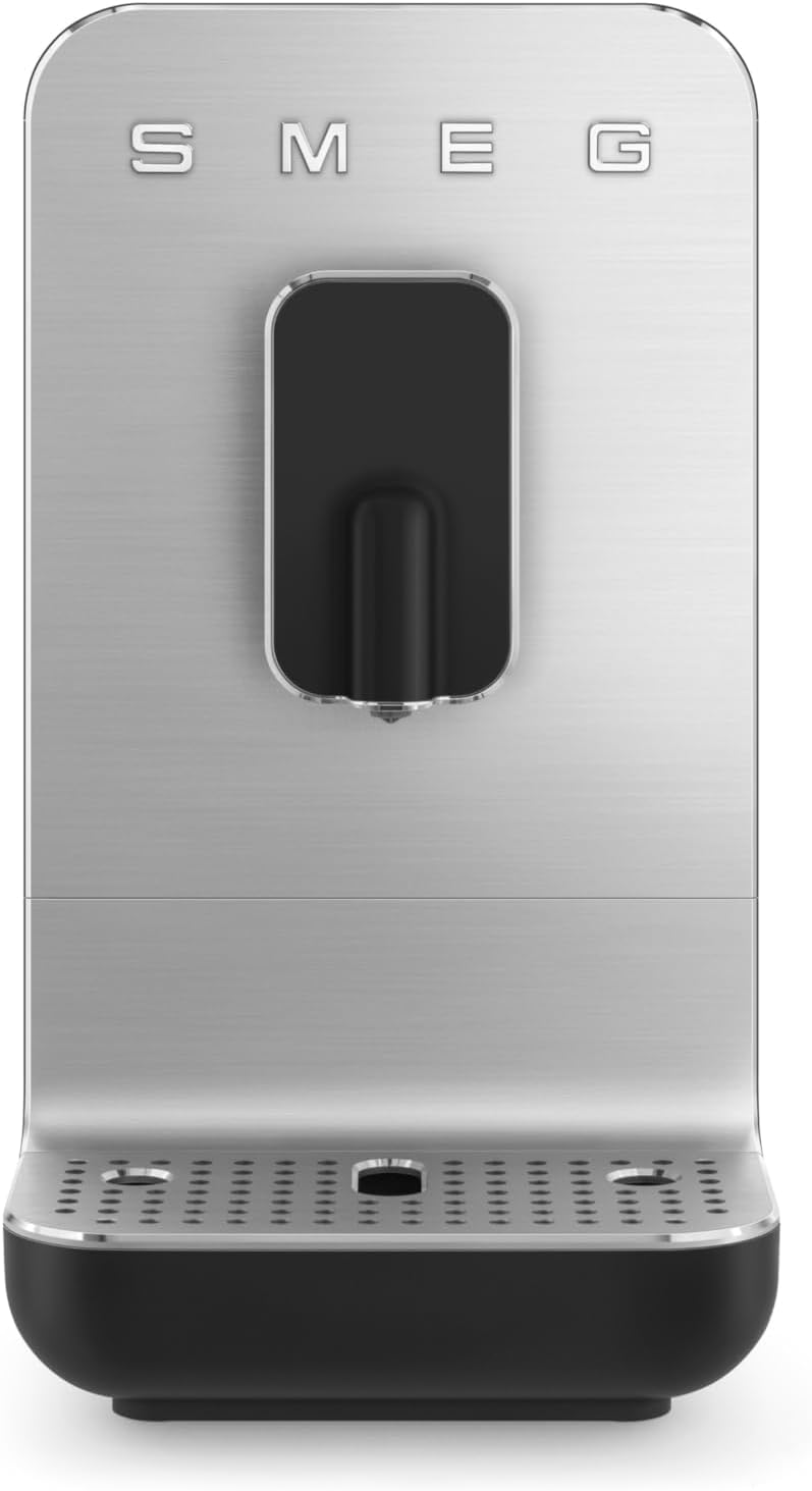 Smeg BCC11BLMEU Fully Automatic Coffee Machine with Steam Function Black