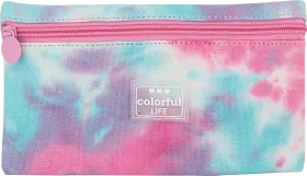 Soapland cosmetic bag batik turquoise/pink, 1 pc