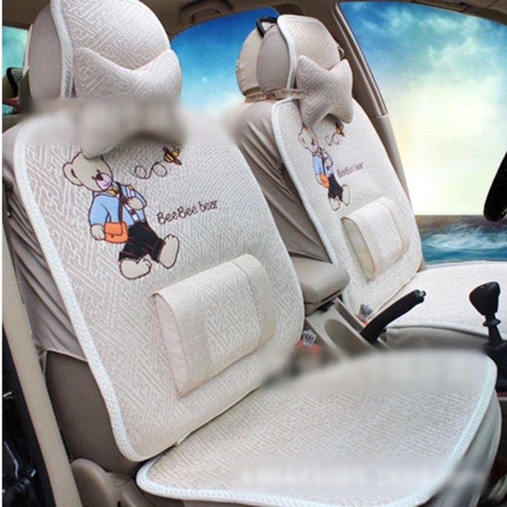 JKHOIUH Universal Waterproof / Sweat Proof Seatbelt Protector Best Non-Slip Meryl Car Seat Protector Car Seat Cover Universal GM Seat Cover