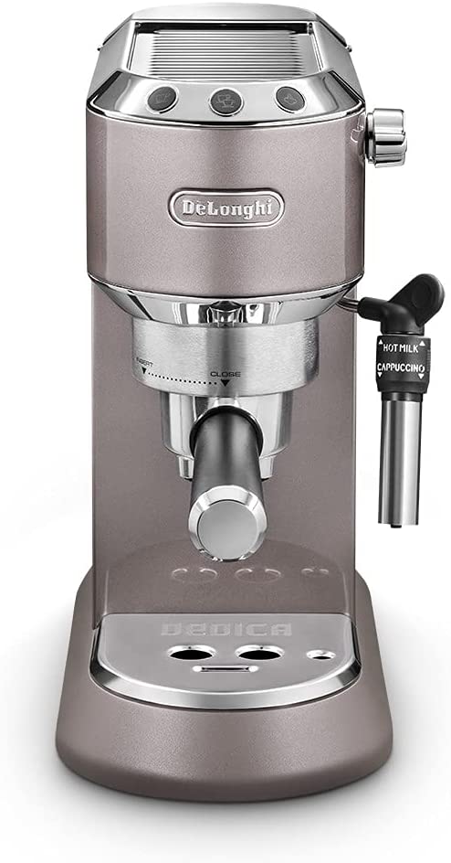 Delonghi (E) Express Coffee Machine 15 Bar \"Dedica\" Metalics