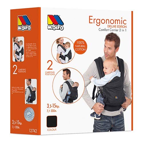 Moltó 12742 Comfort Carrier, Black