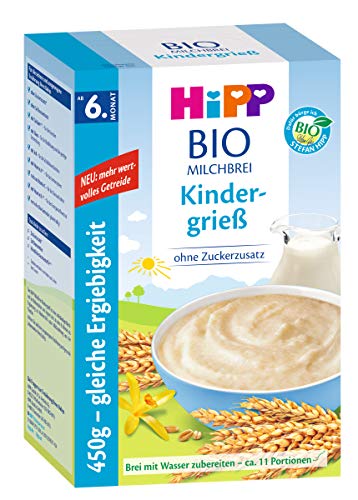 Hipp Bio-Milchbrei Kindergrieß 450g