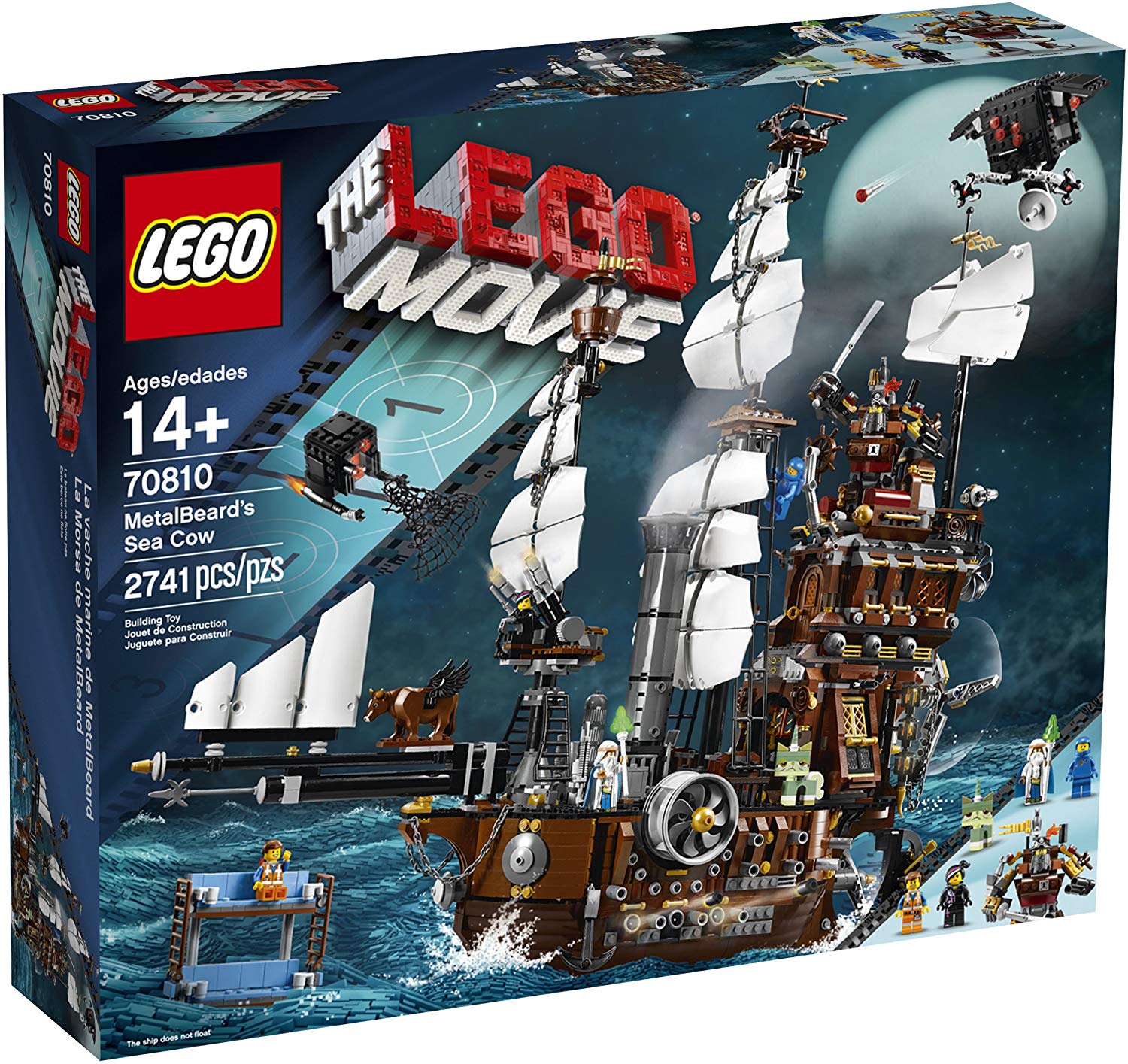 Lego Set 70810 The Lego Movie Metalbeards Sea Cow Pirate Ship