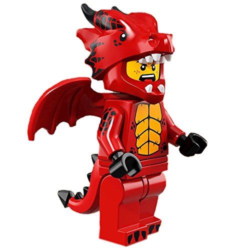 Lego # 7 Red Dragon Suit 71021 Series 18 Guy Minif Igure
