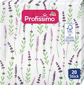 Napkins \"Lavender\" (33x33 cm), 20 pcs
